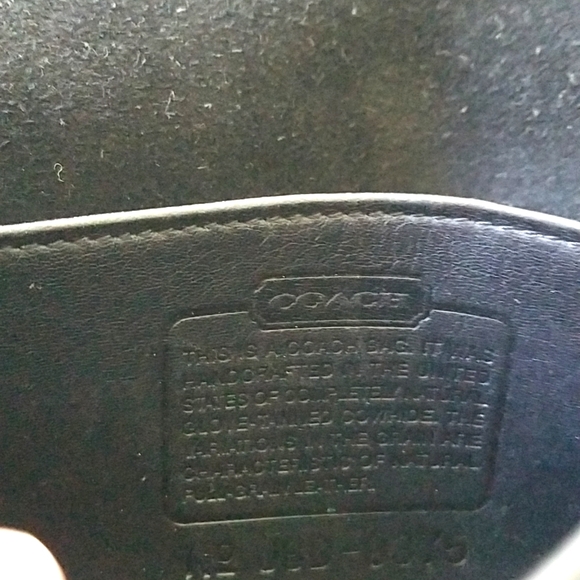 Coach Crossbody Leather Purse Black - Picture 4 of 8